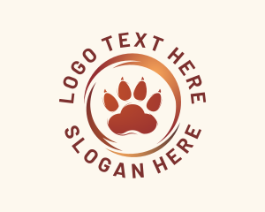 Vet - Paw Pet Veterinary logo design