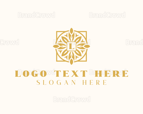 Elegant Floral Garden Logo