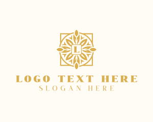 Elegant Floral Garden Logo