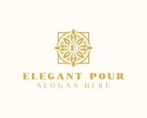 Elegant Floral Garden logo design