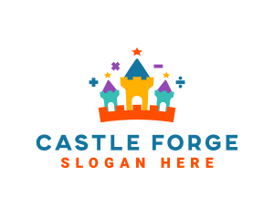 Kindergarten Castle Daycare logo design