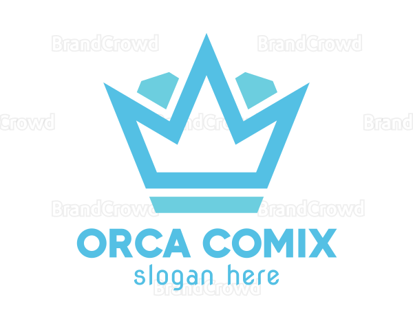 Luxury Gem Crown Logo