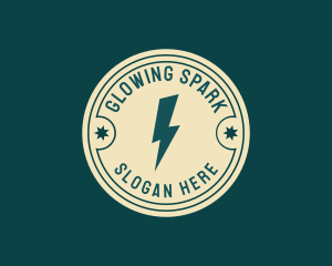 Electric Lightning Bolt  logo design