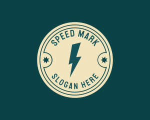 Electric Lightning Bolt  logo design