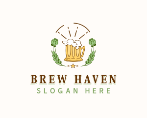 Brewery Beer Mug  logo design