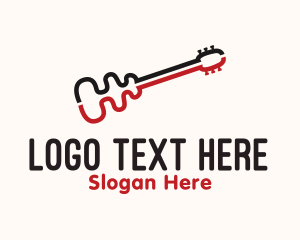 Music Instrument Guitar Logo