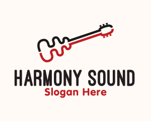 Acoustic - Music Instrument Guitar logo design