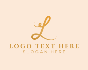 Luxury - Dainty Feminine Letter L logo design