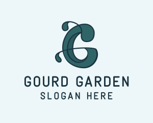 Organic Gardening Letter G  logo design