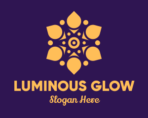 Lantern - Yellow Flower Lantern logo design