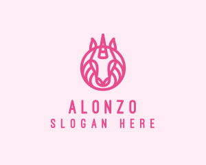 Mythical Horse Unicorn logo design