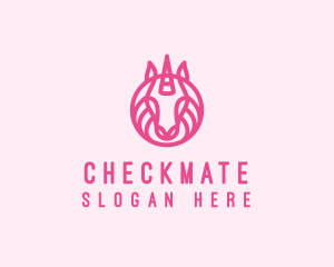 Mythical Horse Unicorn logo design