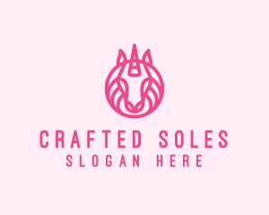 Mythical Horse Unicorn logo design