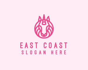 Mythical Horse Unicorn logo design