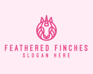 Mythical Horse Unicorn logo design