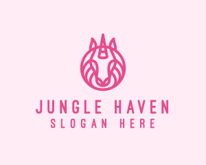 Mythical Horse Unicorn logo design