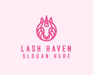 Mythical Horse Unicorn logo design