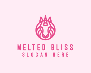 Mythical Horse Unicorn logo design