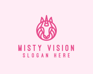 Mythical Horse Unicorn logo design