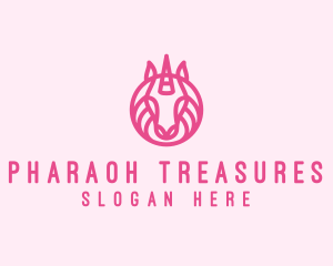 Mythical Horse Unicorn logo design