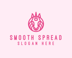 Mythical Horse Unicorn logo design