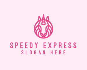 Mythical Horse Unicorn logo design