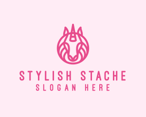 Mythical Horse Unicorn logo design