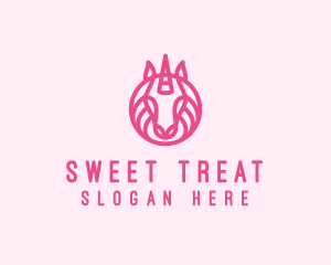 Mythical Horse Unicorn logo design