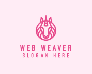 Mythical Horse Unicorn logo design