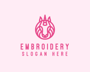 Mythical Horse Unicorn logo design