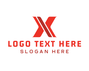 Edge - Modern Gaming Letter X logo design