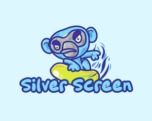 Toy - Monkey Water Surfer logo design