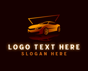 League - Car Motorsport Team logo design