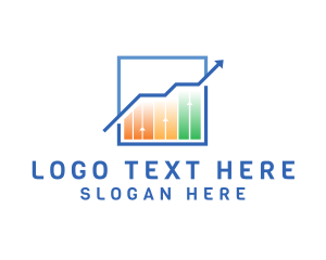 Financial - Statistics Graph Accounting logo design