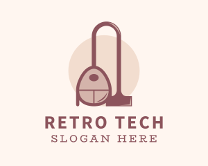 Retro Vacuum Cleaner logo design