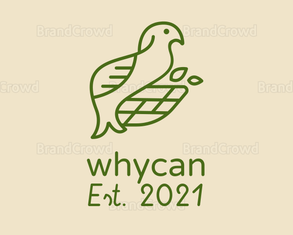 Green Bird Nest Logo