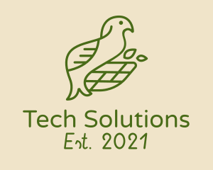 Organic Products - Green Bird Nest logo design