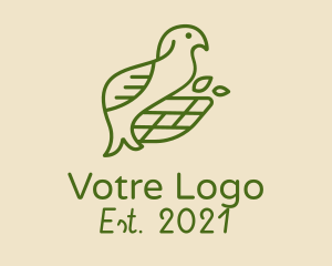 Nest - Green Bird Nest logo design