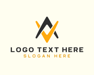 Innovation - Unique Boomerang Business Letter VA logo design