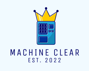 Crown Vending Machine logo design