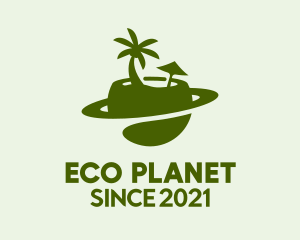 Coconut Resort Planet  logo design