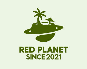 Coconut Resort Planet  logo design