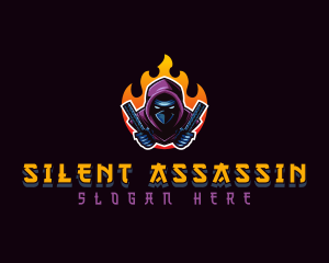 Ninja Hunter Stealth logo design