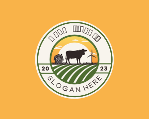 Livestock - Cow Animal Ranch logo design