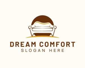 Sofa Furniture Chair logo design