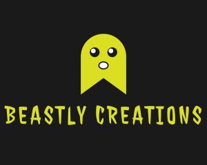 Ghost Monster Bookmark  logo design