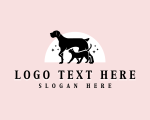 Pet Dog Cat logo design