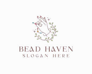 Beads - Hand Sewing Beads logo design