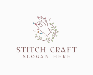 Sew - Hand Sewing Beads logo design