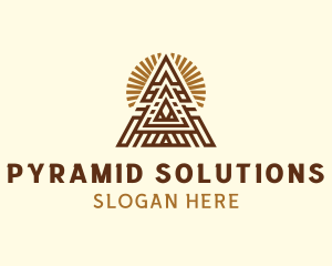 Pyramid - Pyramid Architecture logo design